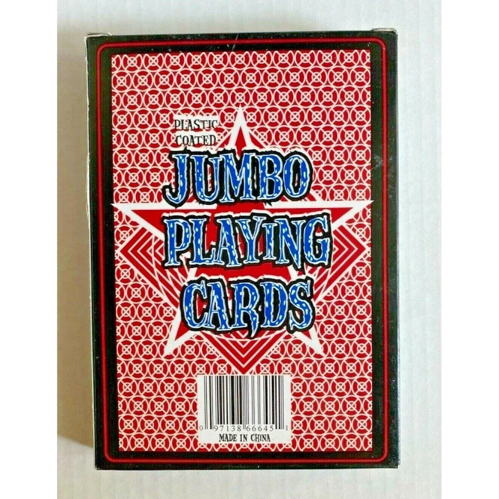 Rinco Plastic Coated Giant Playing Cards New Prank#5